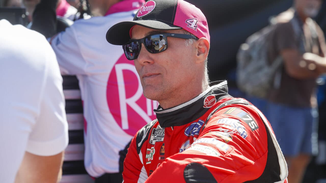 hero image for Kevin Harvick to Fill-In for Kyle Larson in NASCAR All-Star Practice Due to Indy 500 Practice