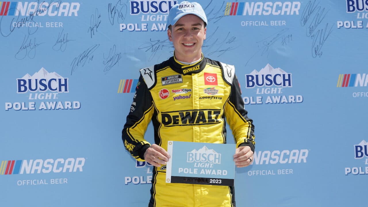 hero image for Christopher Bell Vaults to Pole at Kansas; Eighth Pole of 2023 Season