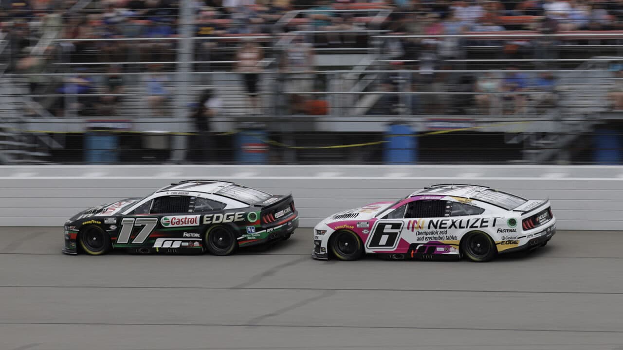 hero image for Chris Buescher Holds Off Truex to Score Back-to-Back NASCAR Cup Wins