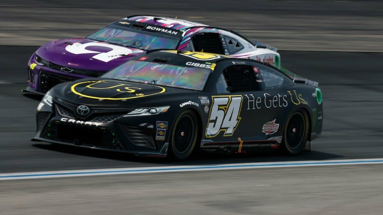 hero image for He Gets Us Renews Partnership With Joe Gibbs Racing for Third Season