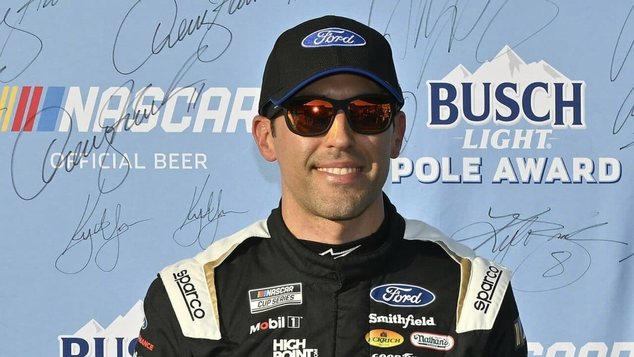 hero image for Aric Almirola Secures Yellawood 500 at Talladega Pole; Sixth Pole of Career