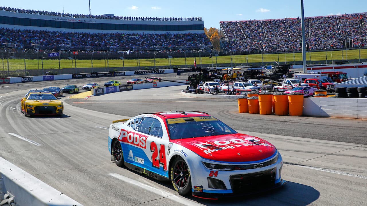 hero image for William Byron Manages Championship 4 Berth After "Hell in A Bottle" Martinsville Race