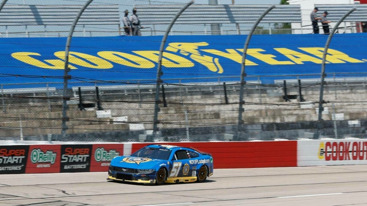 hero image for Justin Haley Records First Non-Superspeedway Top-10 for Rick Ware Racing at Darlington