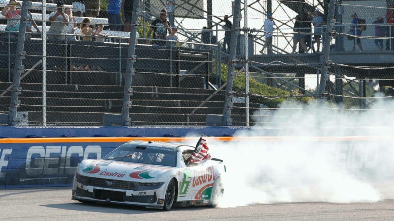 hero image for Brad Keselowski Ends Long Winless Streak with Goodyear 400 Victory