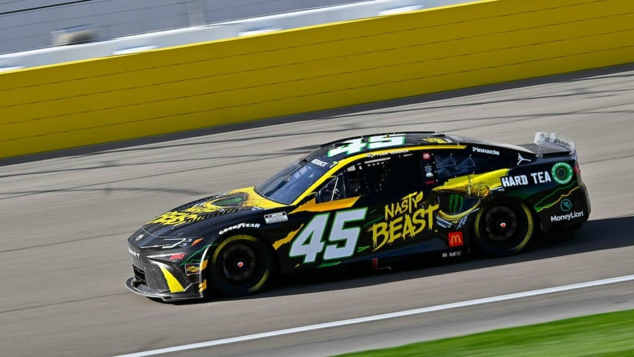 hero image for Tyler Reddick Gains 13 Spots in Point Standings with Las Vegas Runner-Up Finish