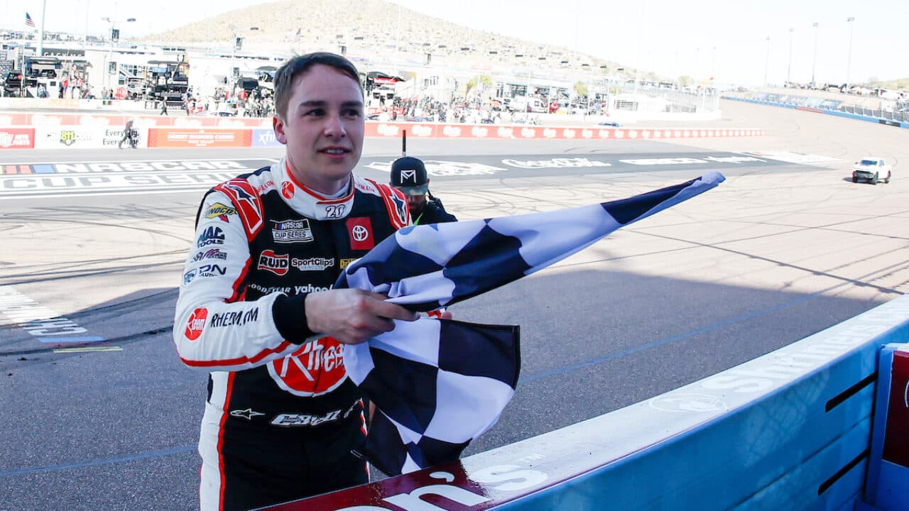 hero image for Christopher Bell Earns Commanding Victory at Phoenix Raceway
