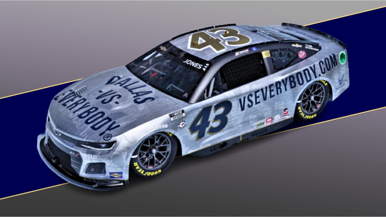 hero image for Vs. Everybody Brand Partners With LEGACY MOTOR CLUB and Erik Jones at Texas