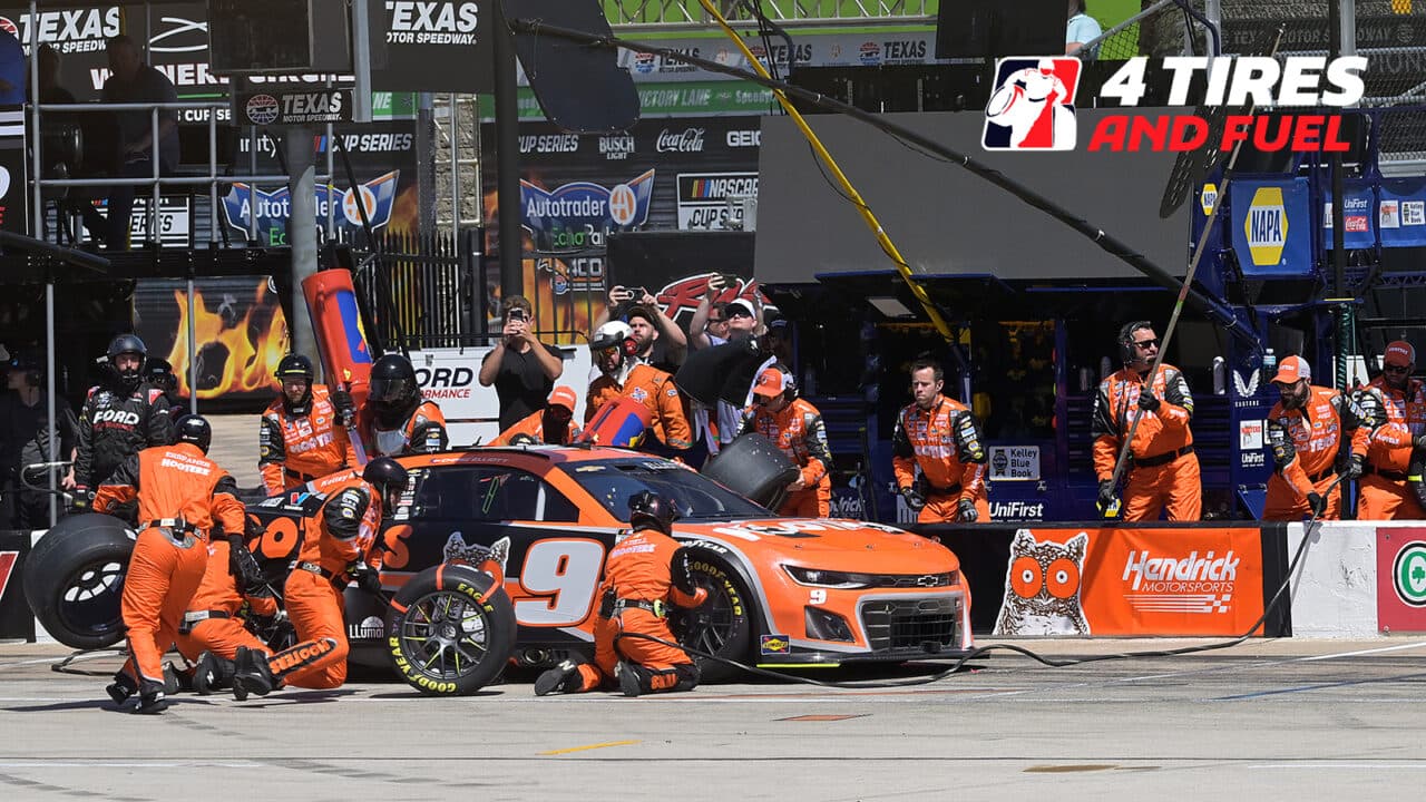 hero image for 4 Tires & Fuel: Hendrick Sets Pit Stop Record; Several Encounter Problems at Texas