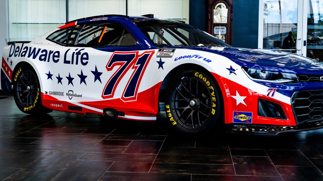 hero image for Michael McDowell, Spire Motorsports Unveil Patriotic Coca-Cola 600 Paint Scheme
