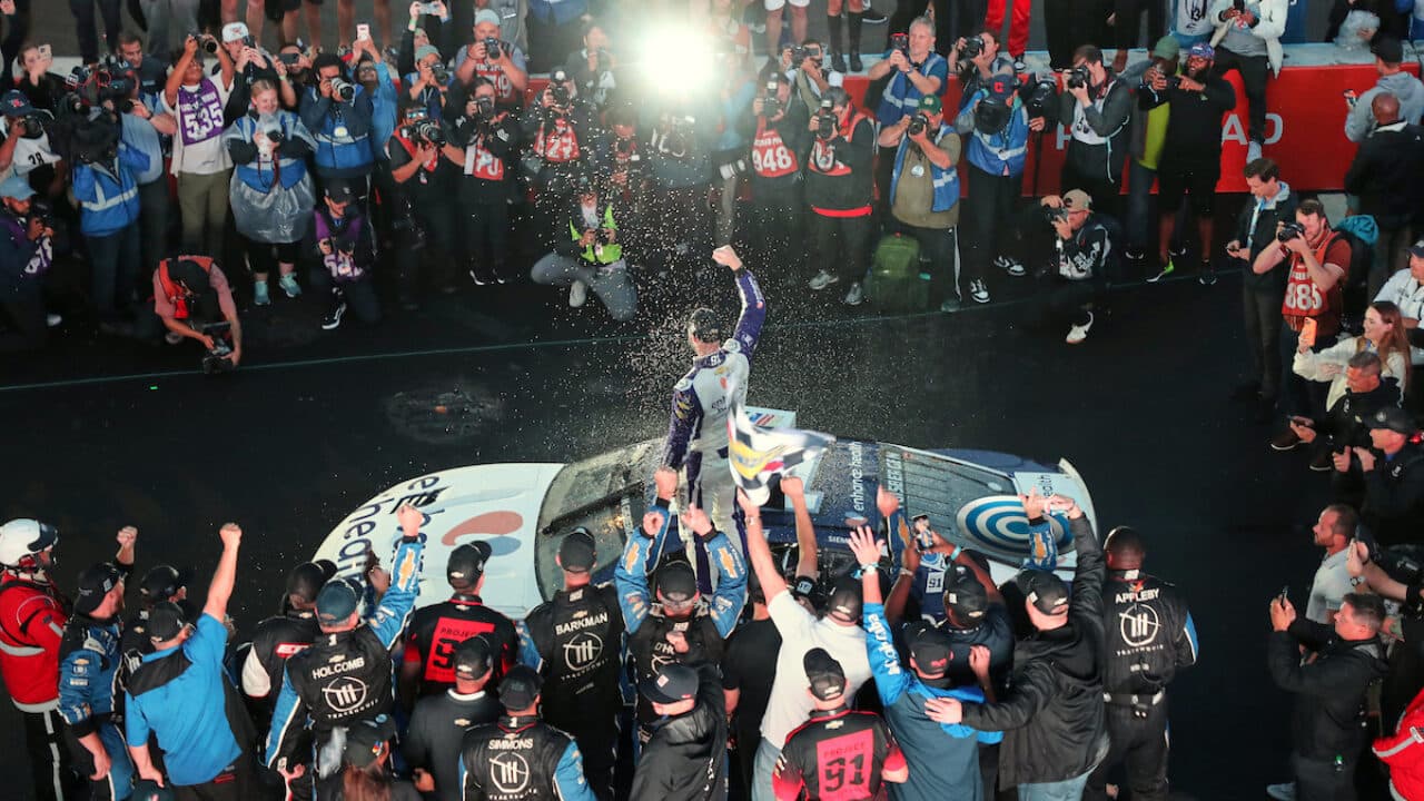 hero image for Shane Van Gisbergen Making Oval Debut with Niece Motorsports in Truck Race at IRP