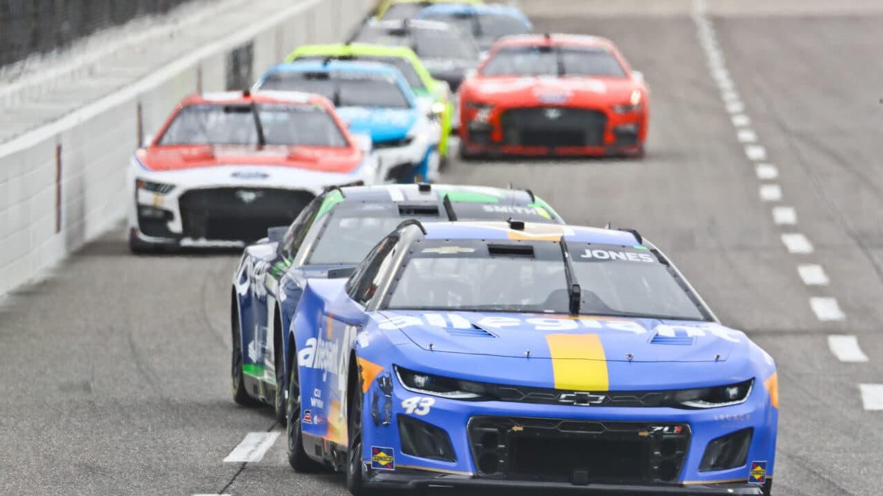 hero image for Erik Jones, LEGACY MOTOR CLUB Assessed L1 Penalty Post-Gateway