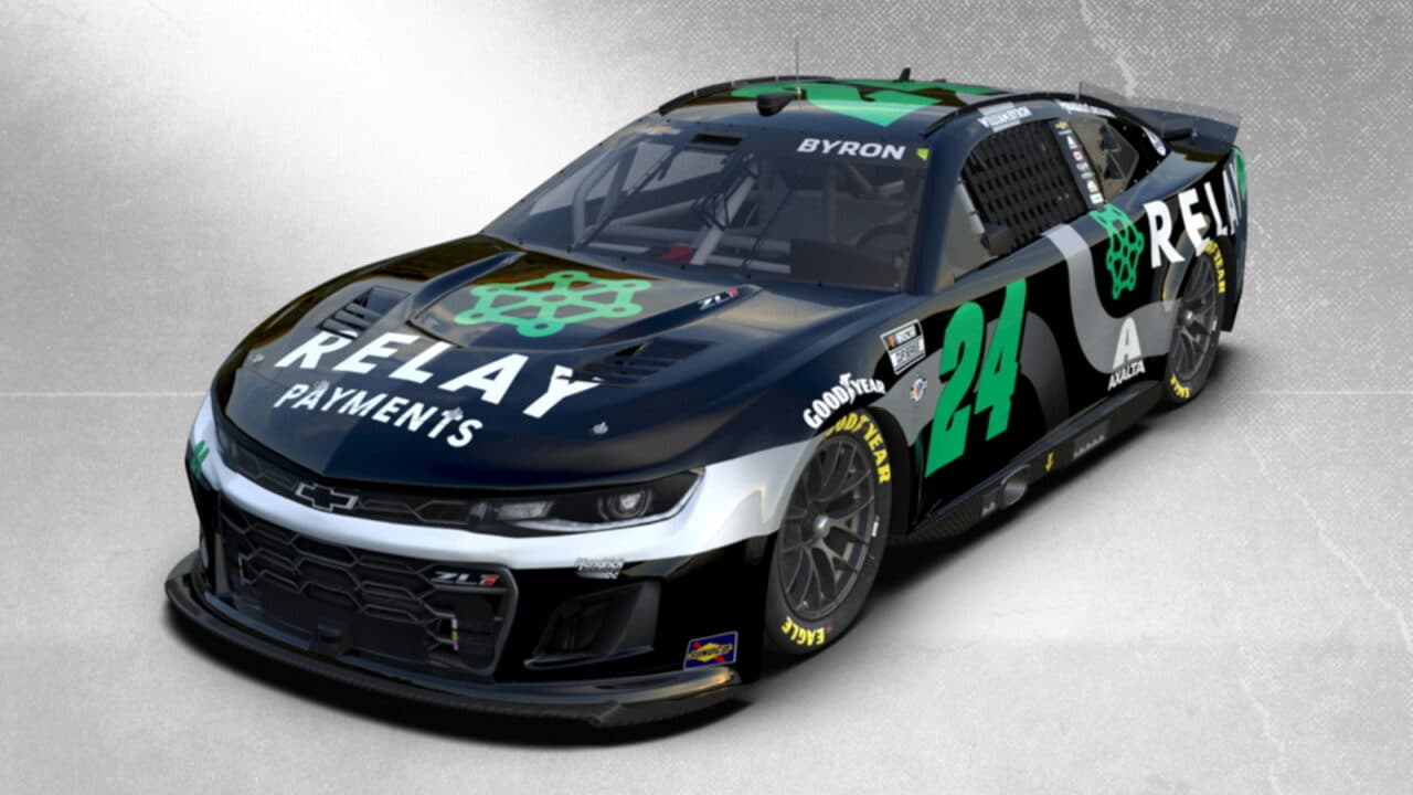 hero image for Relay Payments to Serve as Two-Race Primary Sponsor for William Byron