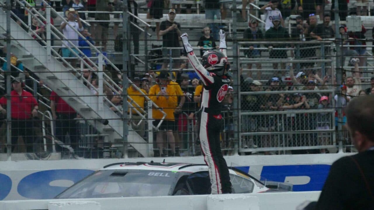 hero image for Christopher Bell Thrives in Damp Conditions; Continues New Hampshire Magic with USA Today 301 Win