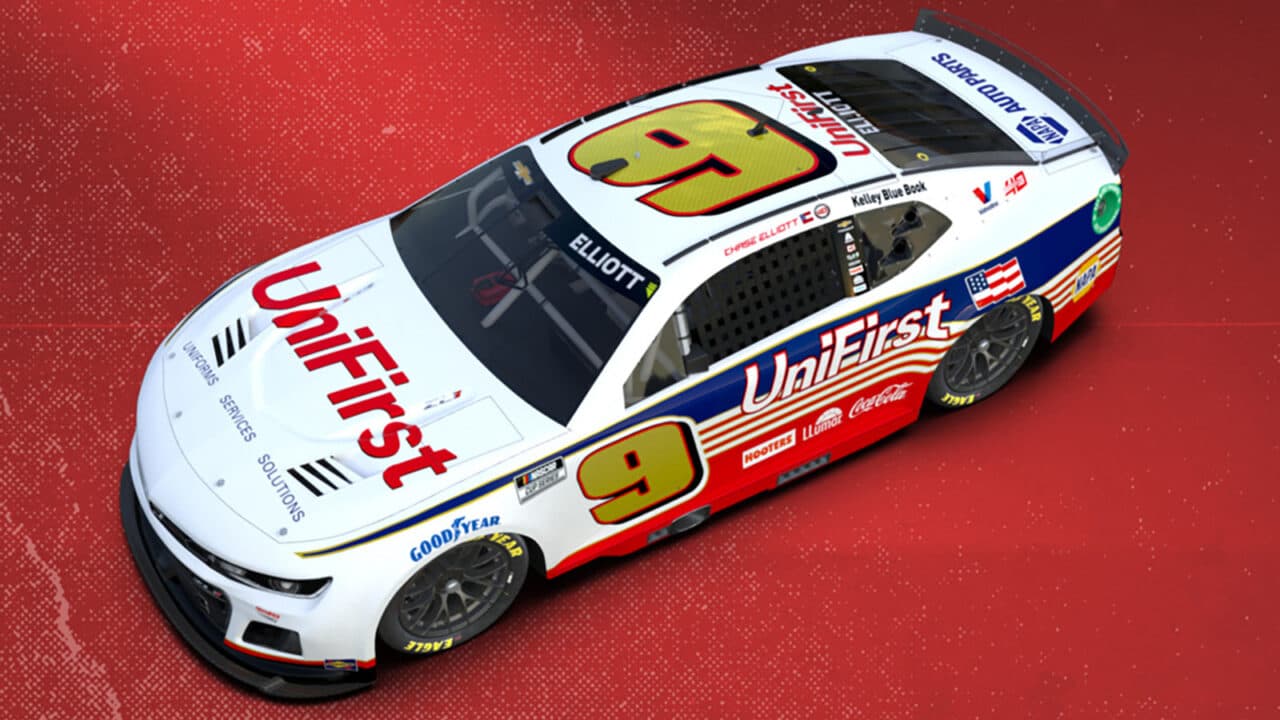 hero image for Chase Elliott Will Run 2014 Dale Jr. Throwback Paint Scheme at Darlington