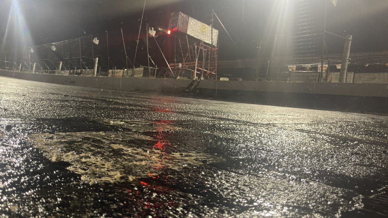 hero image for Mother Nature Forces Postponement of CARS Tour Hickory Throwback 225 to Sunday