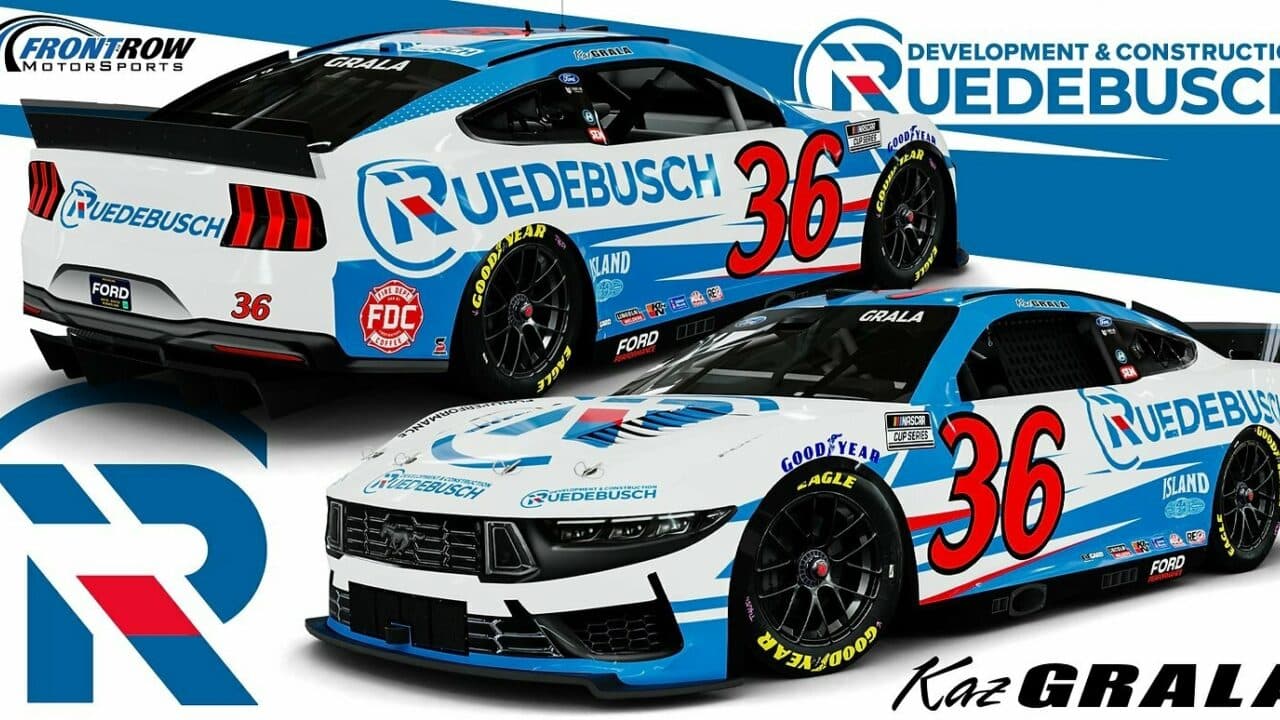 hero image for Kaz Grala to Attempt 2024 Daytona 500 in Third Front Row Motorsports Entry