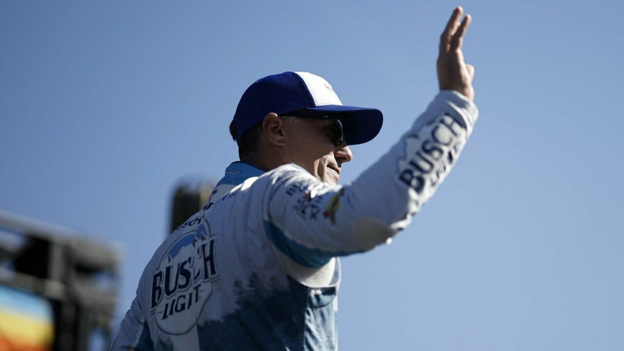 hero image for Kevin Harvick Fittingly Emotional and Competitve in Final Race of NASCAR Cup Career
