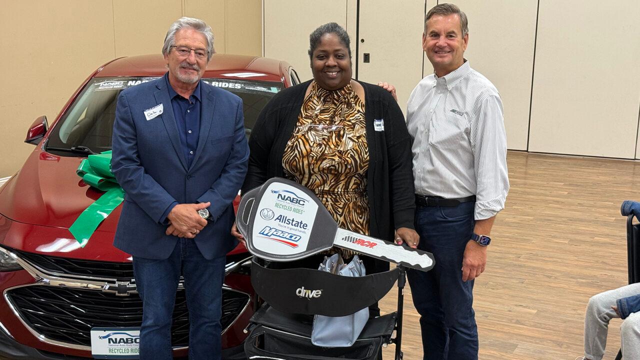 hero image for Richard Childress Racing Hosts National Auto Body Council's Life-Changing Gift for Army Veteran