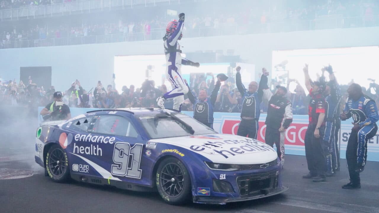 hero image for Shane van Gisbergen Wins NASCAR Cup Series Debut; First NASCAR Cup Street Race