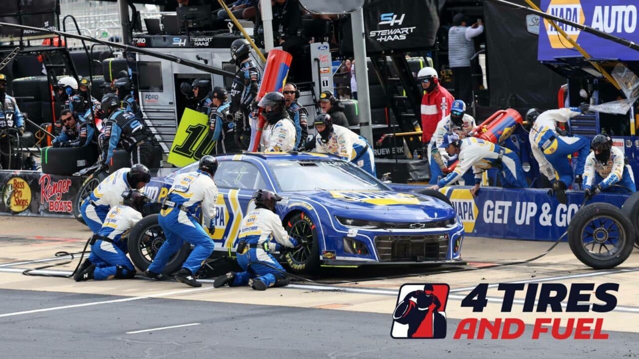 hero image for 4 Tires & Fuel: Surprise Tire Wear Leaves Pit Crews on High Alert at Bristol