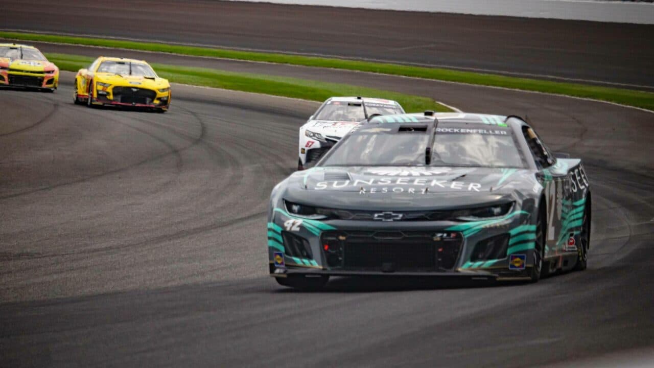 hero image for Mike Rockenfeller Back in LEGACY MOTOR CLUB No. 42 at Charlotte ROVAL