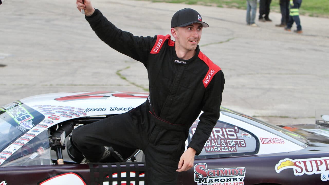 hero image for Jesse Bernhagen Wins Again at Slinger