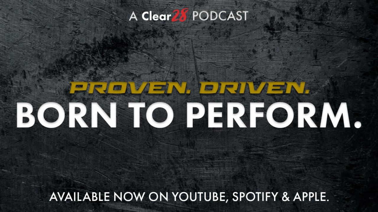 hero image for Clear 28 Agency Launches Proven. Driven. Born to Perform. Podcast