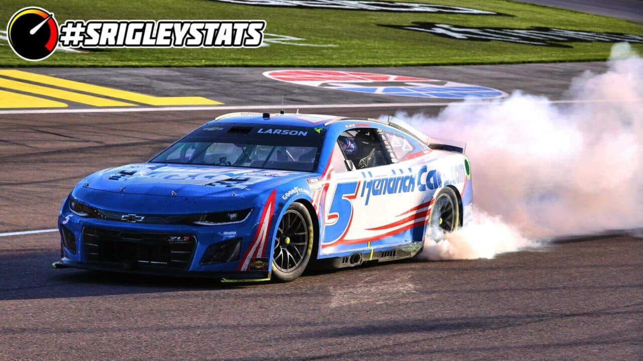 hero image for #SrigleyStats: Kyle Larson's Vegas Success Becoming Difficult to Bet Against
