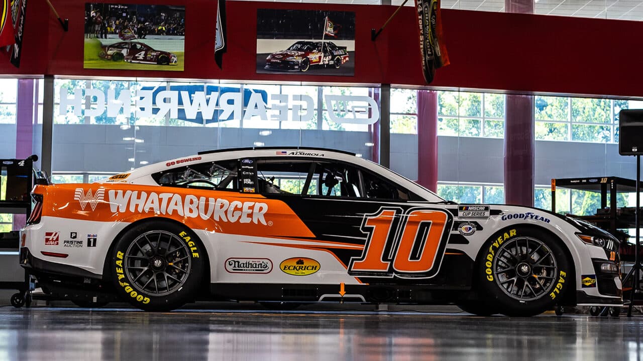 hero image for Aric Almirola, Stewart-Haas Partner With Whataburger at Kansas