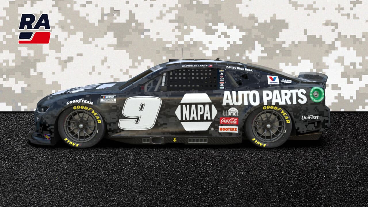 hero image for Chase Elliott, NAPA Honoring TEC5 Clifford Strickland in Coca-Cola 600