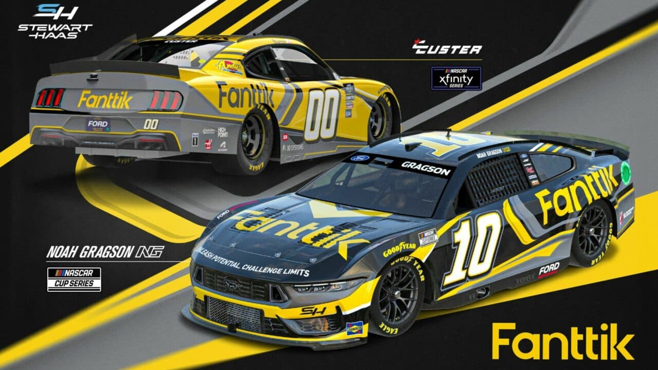 hero image for Fanttik Sponsoring Noah Gragson, Cole Custer in Multi-Series Deal with Stewart-Haas Racing
