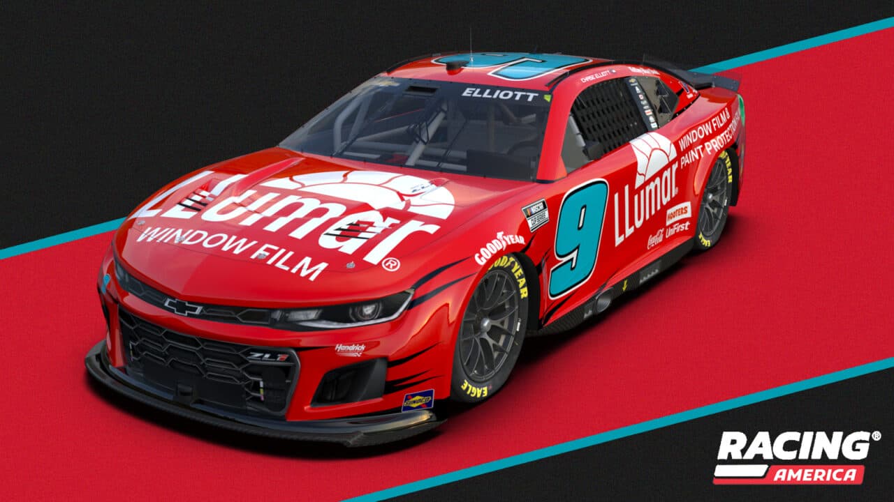 LLumar Films Reveals New Paint Scheme for Chase Elliott in 2024