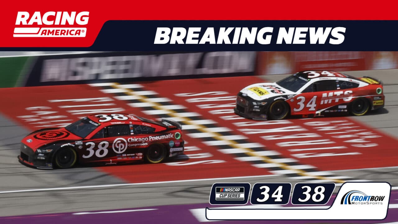 hero image for McDowell, Gilliland Retained by Front Row Motorsports for 2024 Cup Series Season