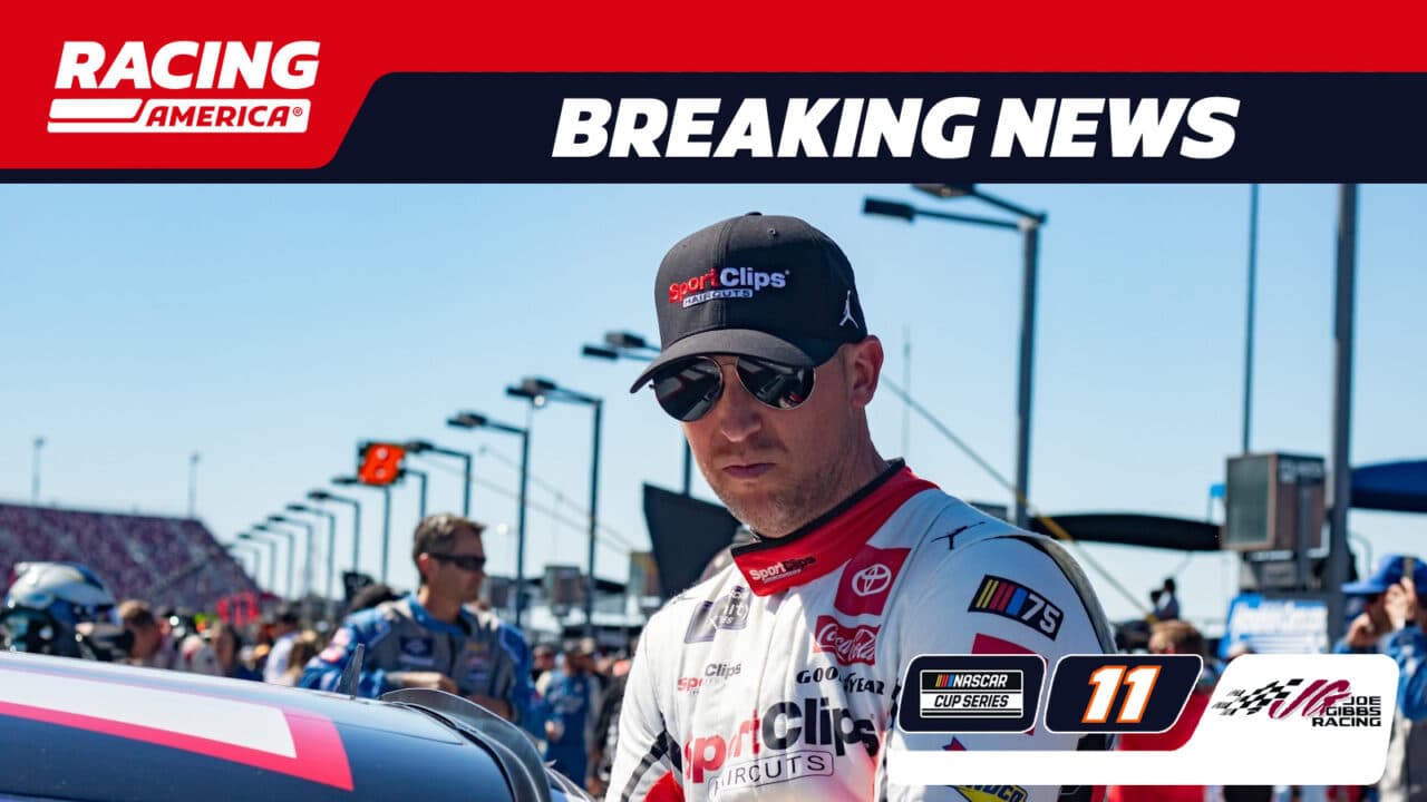 hero image for Denny Hamlin, Joe Gibbs Racing Agree to Multi-Year Contract Extension
