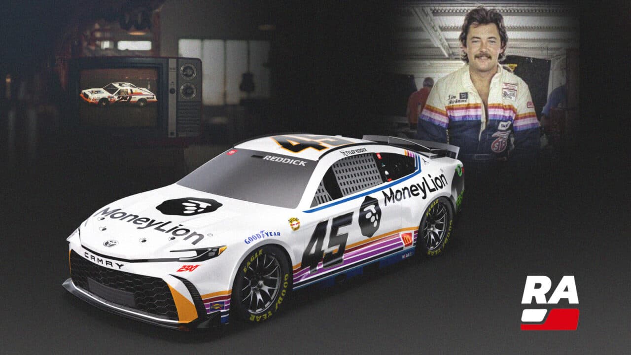 hero image for Tyler Reddick to Run 1982 Tim Richmond Throwback Scheme at Darlington