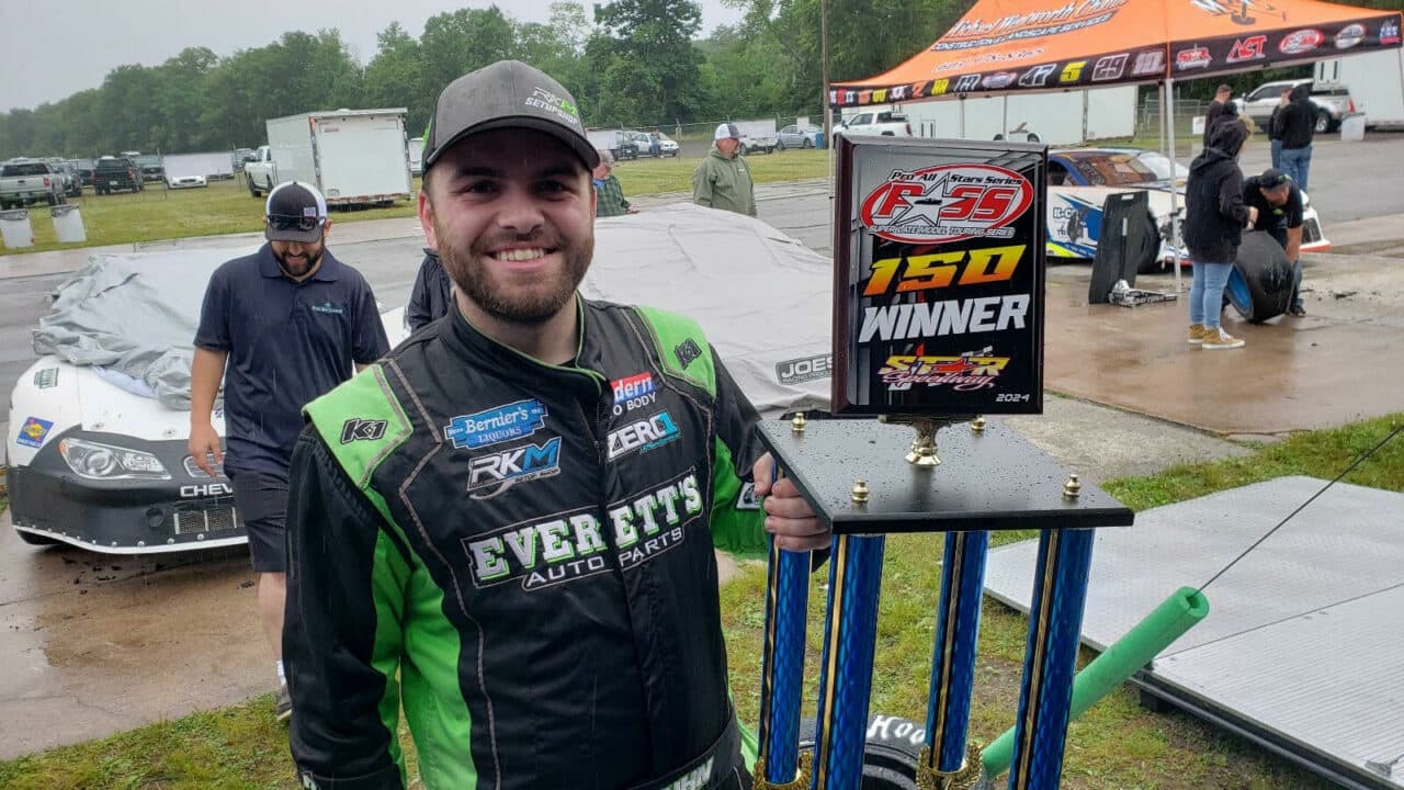 hero image for Kuhn Tops Doiron for PASS 150 Win at Star After On-Track Spat Between Griffith, Shaw