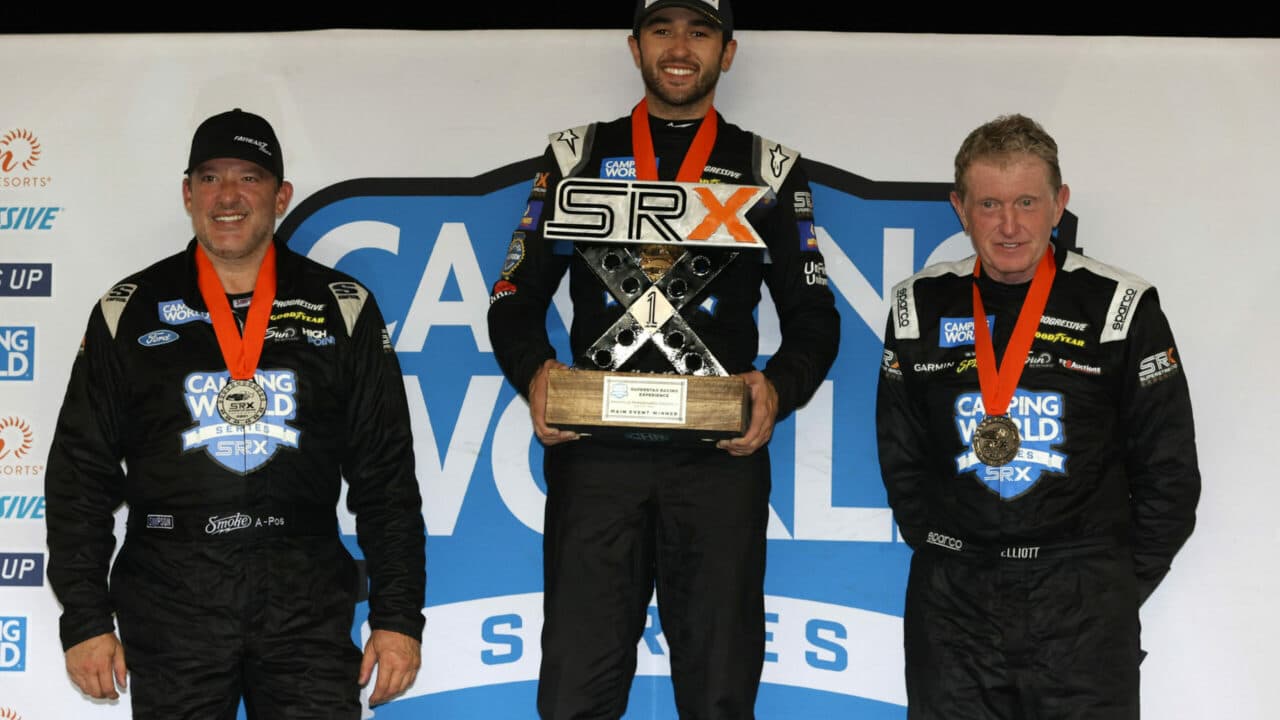 hero image for Chase Elliott Wins Camping World SRX Season Finale at Nashville