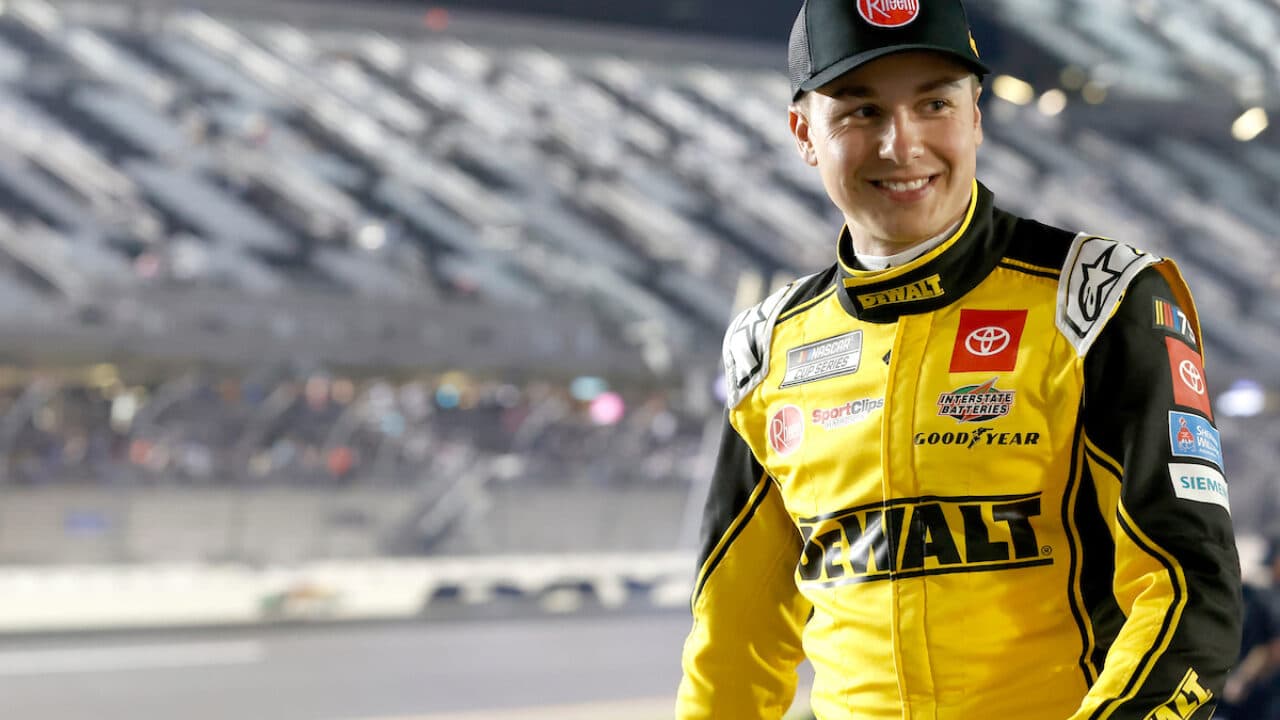 hero image for Rain Washes Out Practice and Qualifying at Auto Club Speedway; Starting Lineup Set by Rulebook