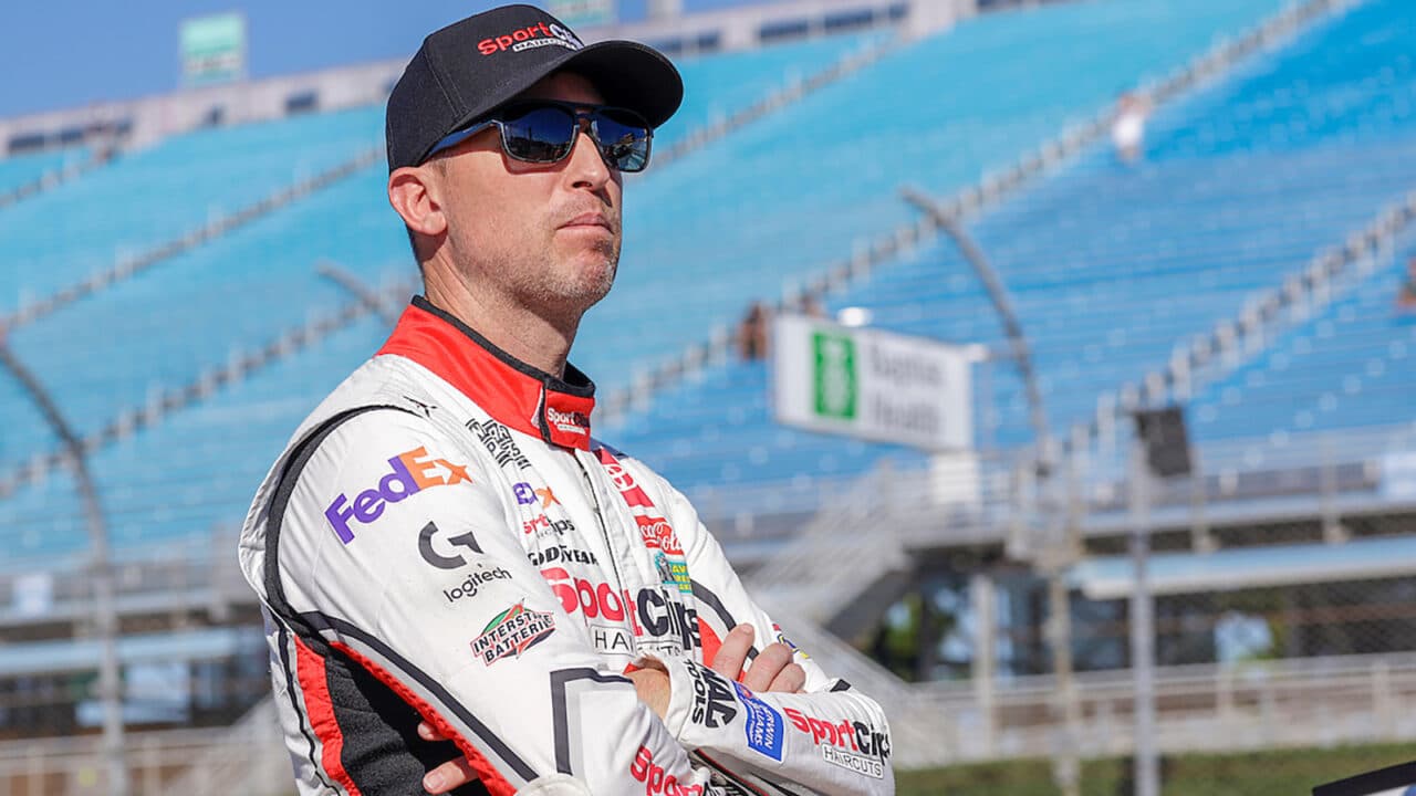 hero image for Despite Bad Luck, Denny Hamlin Remains Confident on Championship 4 Chances