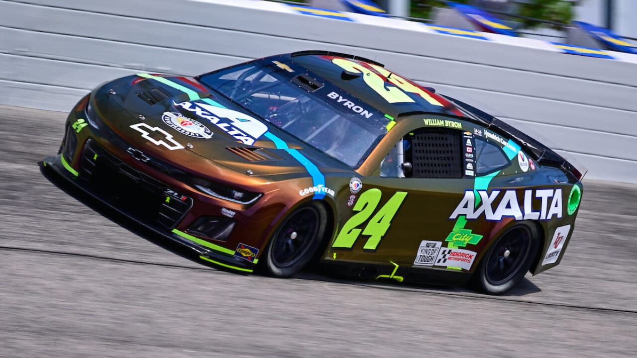 hero image for William Byron Finds Third Win of 2023 Amidst Late-Race Calamity at Darlington