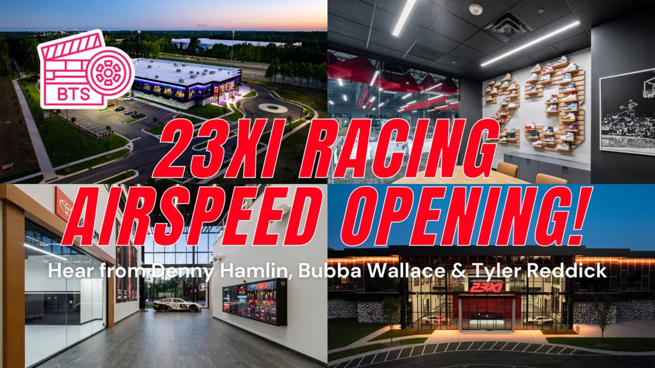hero image for VIDEO: Go Behind The Scenes at 23XI Racing's 'Airspeed'