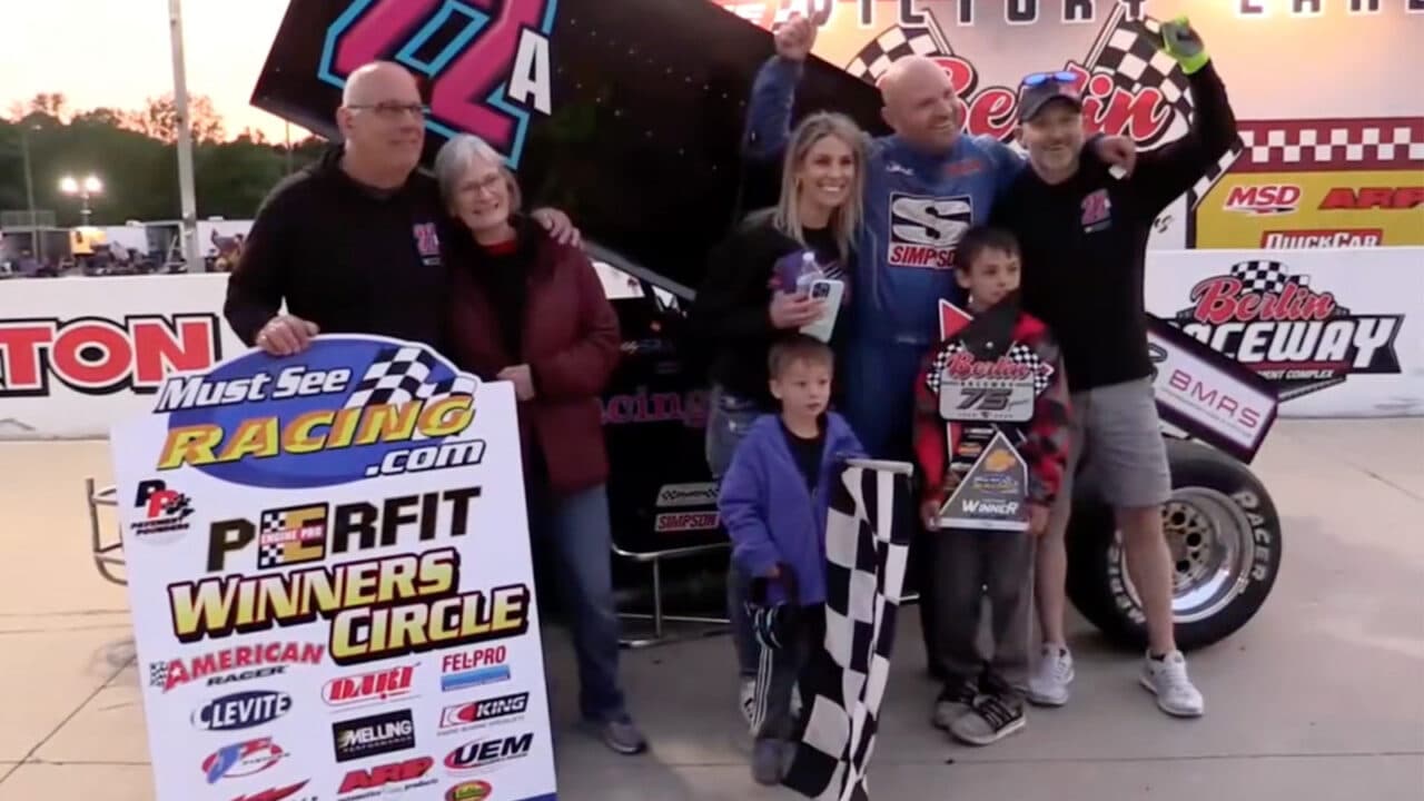 hero image for Bobby Santos III Makes Late Pass for Must See Sprint Series Win at Berlin
