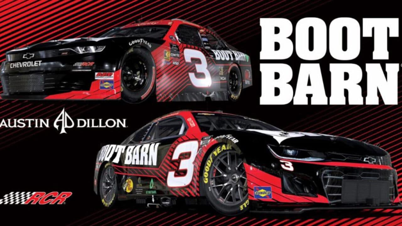 hero image for Boot Barn Extends Partnership With RCR, Austin Dillon