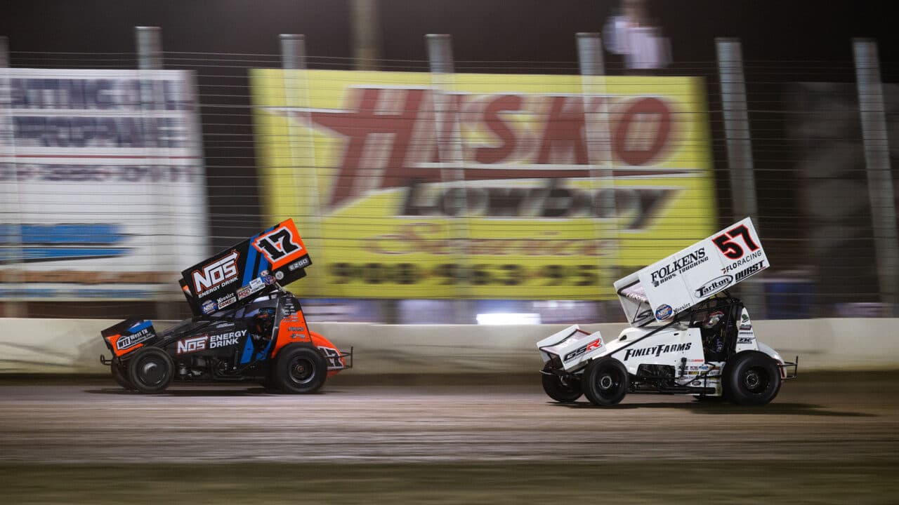 hero image for Sheldon Haudenschild Outduels Kyle Larson at Swedesboro