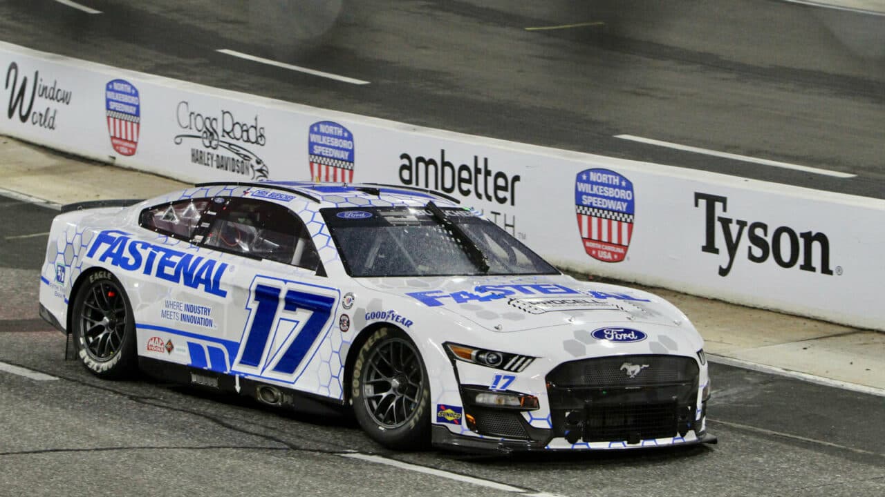 hero image for Chris Buescher Wins NASCAR All-Star Race Heat 2 at North Wilkesboro