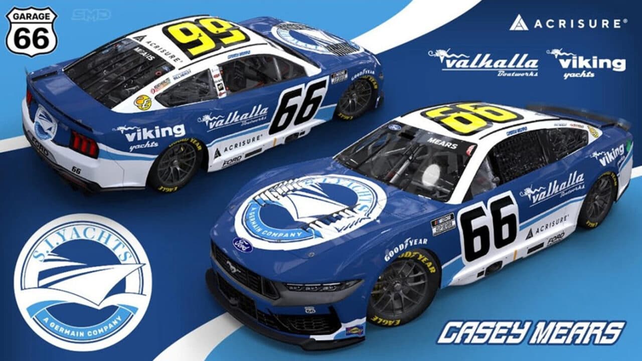 hero image for Casey Mears Heading to Daytona with Garage 66, S.I. Yachts