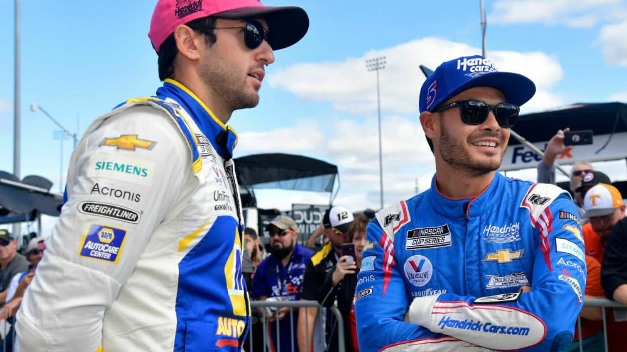 hero image for Larson, Elliott Spending Off-Season Doing What They Love Most...Racing