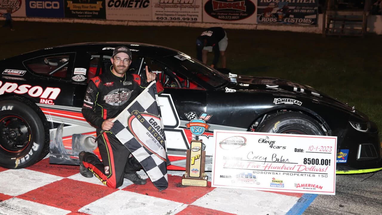 hero image for Bubar Wins Bosowski Properties 150; Benjamin Clinches GSPSS Championship at Lee USA