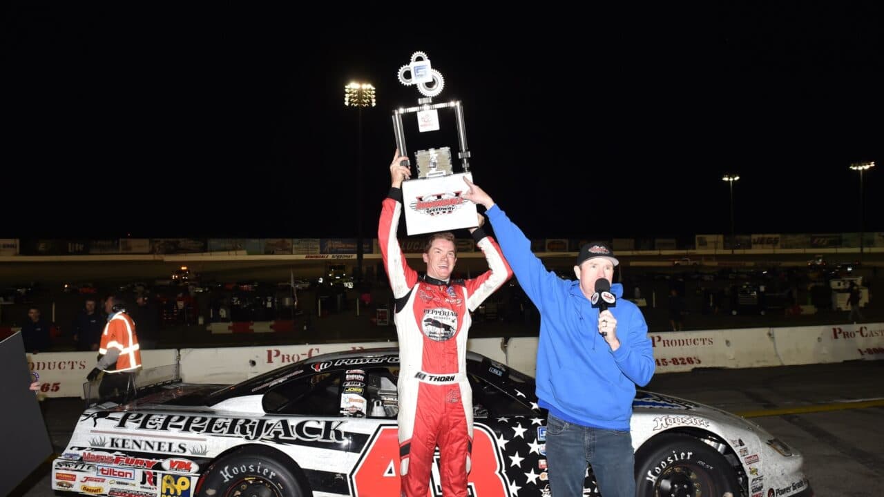 hero image for Derek Thorn Outlasts Preston Peltier to Win Second All-Star Showdown