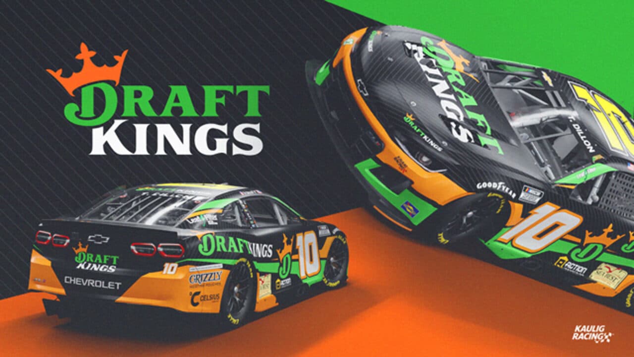 hero image for DraftKings Named Excusive Sports Betting Sponsor of Kaulig Racing, Ty Dillon